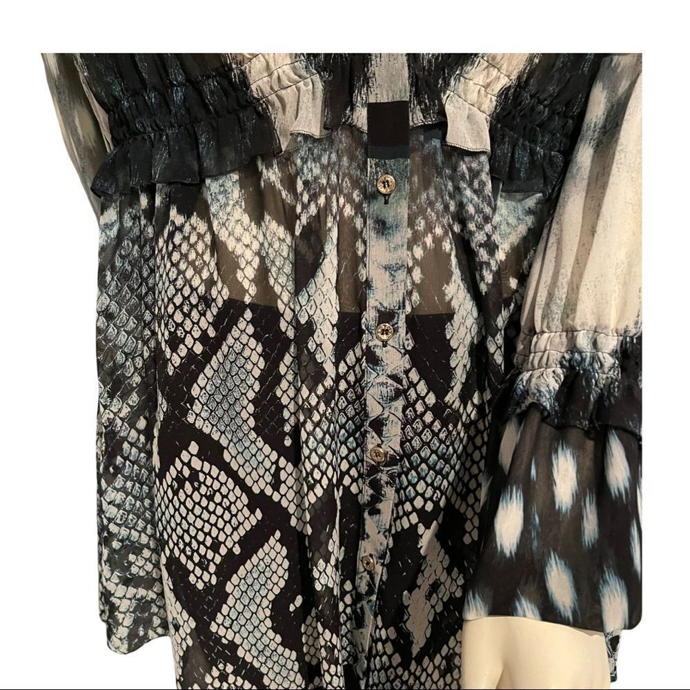 Roberto Cavalli Silk Blouse IT 48 /US 12 - Picture 4 of 8